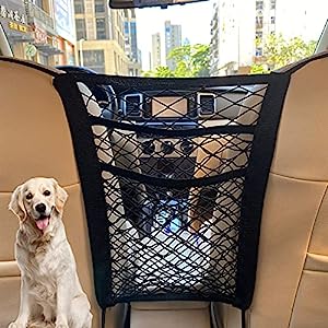 gifts for uber drivers-64. 3-Layer Car Mesh Organizer