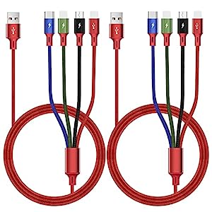 gifts for uber drivers-32. 4 in 1 Fast Multi Charger Cable
