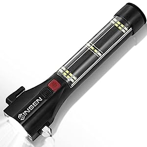 gifts for uber drivers-75. Car Safety Hammer Flashlight