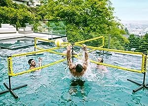 adult pool party games-19. Four Square Net Pool Game
