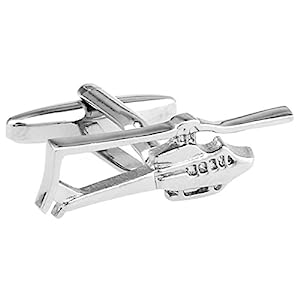 gifts for helicopter pilots-13. Huey Cufflinks