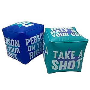 adult pool party games-14. Inflatable Dice