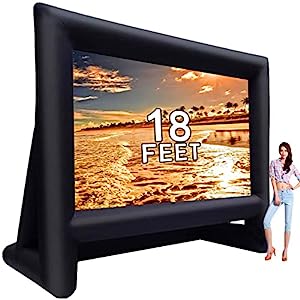 adult pool party games-27. Inflatable Projector Movie Screen