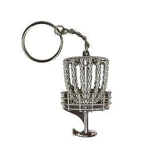 gifts for disc golf-Disc Golf Keychain with Bottle Opener