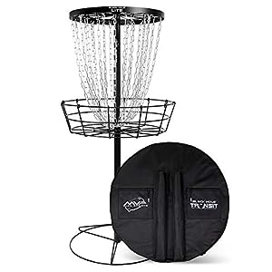 gifts for disc golf-Lite Disc Golf Basket with Transit Bag