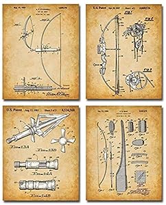 archery-Original Hunting Bow Patent Prints