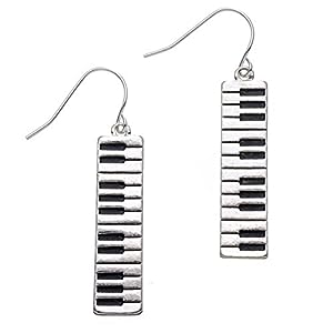 piano players-Piano Keyboard Earrings