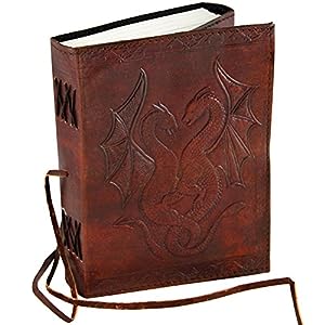 dragon-Dragon Handcrafted Leather Writing Journal