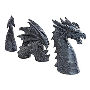 dragon-Dragon of Falkenberg Castle Moat Lawn Garden Statue