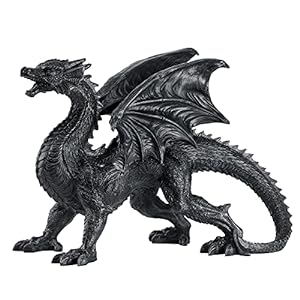 dragon-Guardian Roaring Winged Dragon Figurine