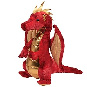 dragon-Plush Stuffed Red Dragon