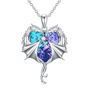 dragon-Sterling Silver Dragon Necklace