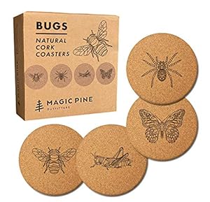 bugs-Bug Themed Cork Coasters