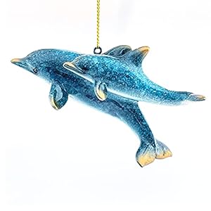 dolphin-Christmas Ornament