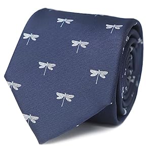 dragonfly-Dragonfly Print Tie