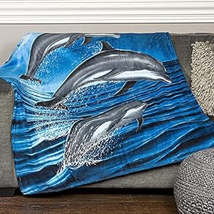 dolphin-Fleece Blanket