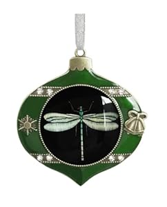 dragonfly-Glass Ornament