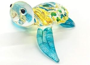 turtle-Hand Blown Glass Sea Turtle