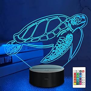 turtle-Kids 3D Turtle Night Light