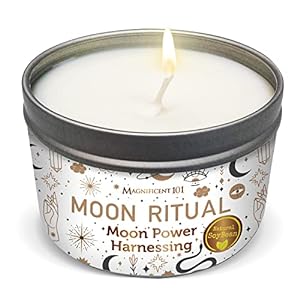 moon-Moon Ritual Smudge Candle