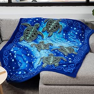 turtle-Sea Turtle Fleece Blanket