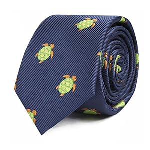 turtle-Sea Turtle Print Necktie