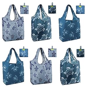 turtle-Sea Turtle Reusable Grocery Shopping Bags
