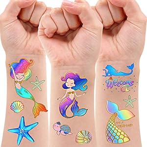 mermaid-Temporary Tattoos