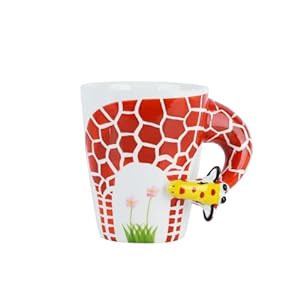 giraffe-12 oz 3D Giraffe Coffee Mug