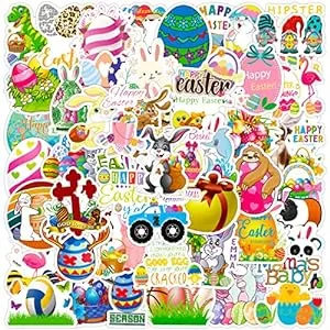 bunny-200 Easter Bunny Stickers