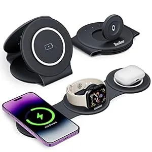 Traveler-3 in 1 Wireless Charging Station for Apple Devices