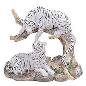tiger-7-Inch White Tiger Figurine