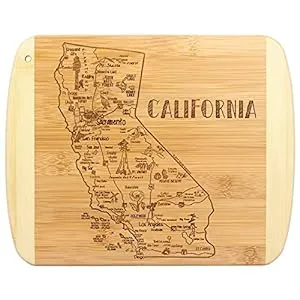california-A Slice of Life California Bamboo Cutting Board