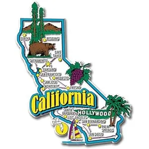 california-California State Magnet