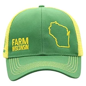 Wisconsin-Farm Wisconsin John Deere Hat