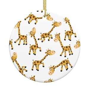 giraffe-Giraffe Christmas Ornament