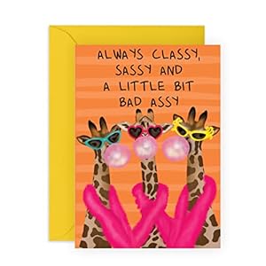 giraffe-Giraffe Themed Birthday Card