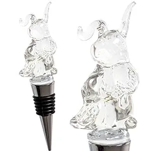 bunny-Glass Bunny Wine Bottle Stopper