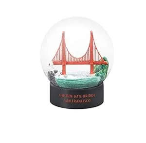 california-Golden Gate Bridge Snow Globe