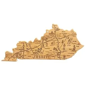 Kentucky-Kentucky State Bamboo Cutting Board