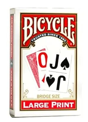 Stocking Stuffers for Seniors-Large Print Playing Cards