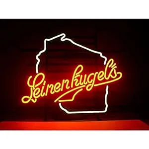 Wisconsin-Leinenkugel Wisconsin State Neon Sign