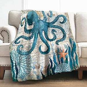 octopus-Octopus Throw Blanket