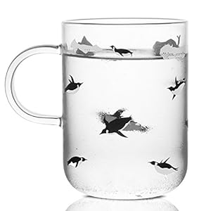 penguin-Penguin Glass Coffee Mug