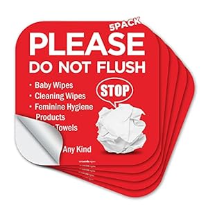 airbnb-Please Do Not Flush Sign