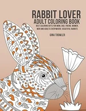bunny-Rabbit Lover Adult Coloring Book