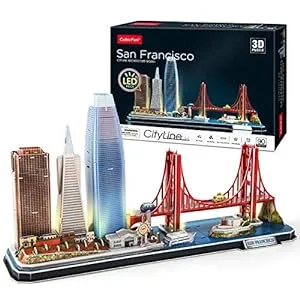 california-San Francisco Cityline 3D Puzzle for Kids