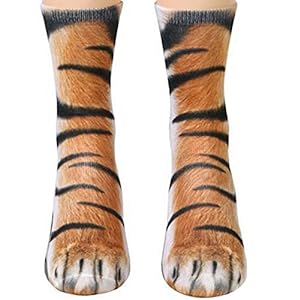 tiger-Tiger Novelty Socks
