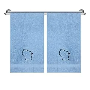 Wisconsin-Wisconsin Monogrammed Hand Towels
