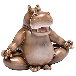 hippo-Zen Yoga Hippo Garden Statue
